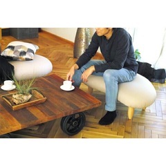 《未使用》イサムノグチ フリーフォームソファ オットマン（リプロダクト）の画像