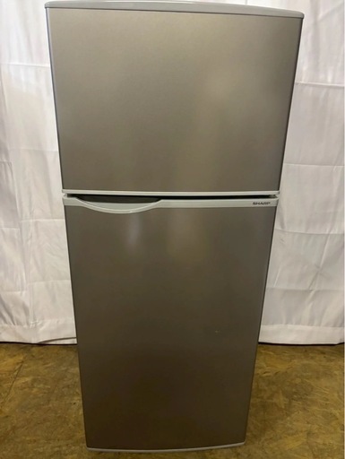 【半年保証】SHARP 2ドア冷蔵庫 SJ-H13E-S 2022年製 128L 右開き