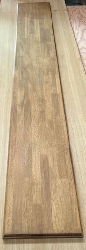 長期保管品（未使用）　集成材カウンター　ウレタン塗装仕上げ品　3面面取り化粧②