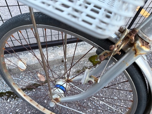 【取引完了】現品特価　ママチャリ　自転車　ガソリン高騰対策に