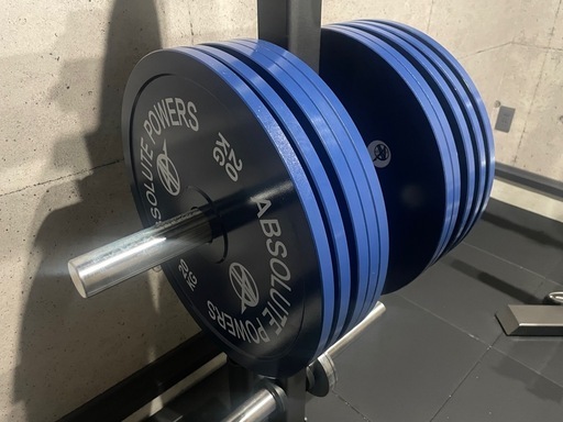 【ABSOLUTE POWERS パワーリフティングプレート 20kg　8枚セット】