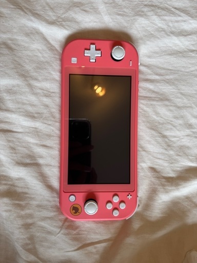 ※レア・美品※【Switchライト】どうぶつの森デザイン　コーラル
