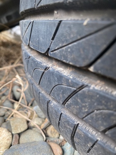 バリ山夏タイヤ、ホイールセット165/55R14  2024年　　ホンダ N-VAN ゼスト ライフ N-BOX  バモス　アクティ　