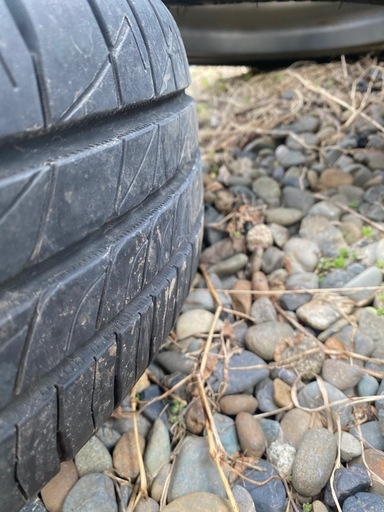バリ山夏タイヤ、ホイールセット165/55R14  2024年　　ホンダ N-VAN ゼスト ライフ N-BOX  バモス　アクティ　
