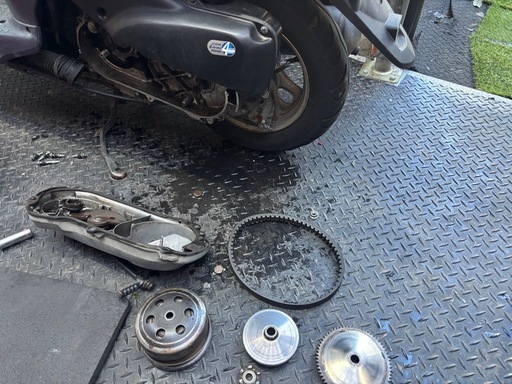 today  af61  50cc  スクーター　実働　整備済み