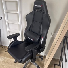 AKRacingゲーミングチェア　カーボンブラックプレミアム美品 の画像