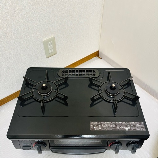 Rinnai リンナイ LPガス用コンロ PT22N-BK 2023年製 清掃済/MPJ043-01