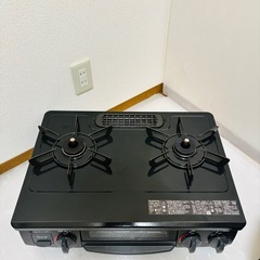 Rinnai リンナイ LPガス用コンロ PT22N-BK 2023年製 清掃済/MPJ043-01の画像