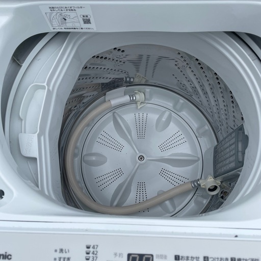 全自動洗濯機　Panasonic パナソニック　5Kg 　23年製　NA-F5BE2  給水パイプ　排水パイプ付属