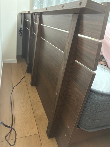 【美品】シングルベッド2台