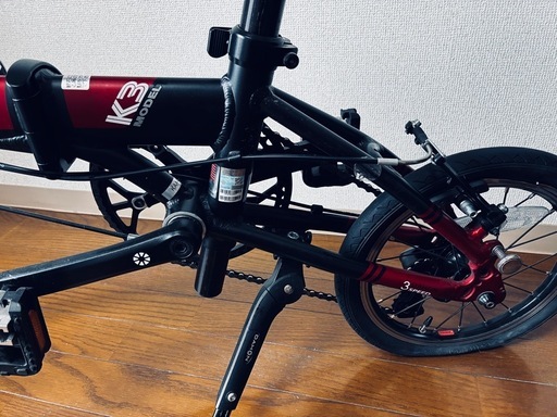 DAHON K3 折りたたみ自転車 ジャンク 後輪ホイール破損あり