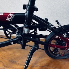 DAHON K3 折りたたみ自転車 ジャンク 後輪ホイール破損ありの画像