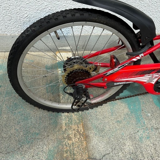 ジュニア自転車　22インチ6段変速　アメリカンイーグル　