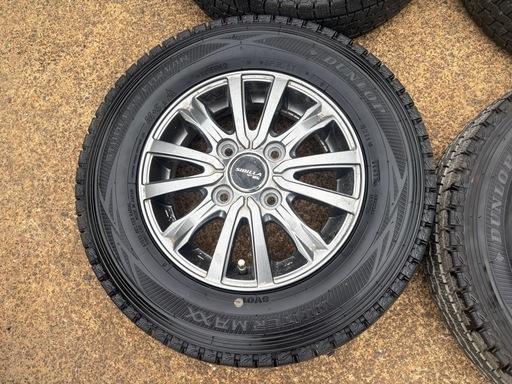 145R12 6P.R.LT 2022バリ山 ウィンターマックス アルミ付 4本