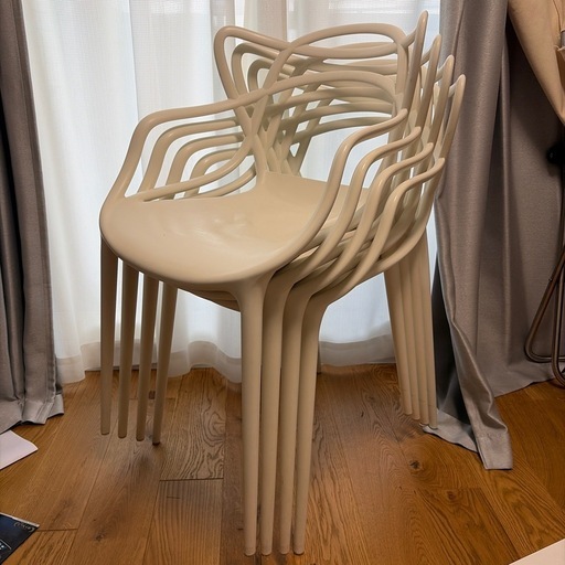 Kartell カルテル マスターズチェア　ホワイト　4脚セット