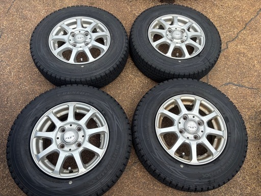 145R12 6P.R.LT 2021 バリ山 ウィンターマックス アルミ付4本