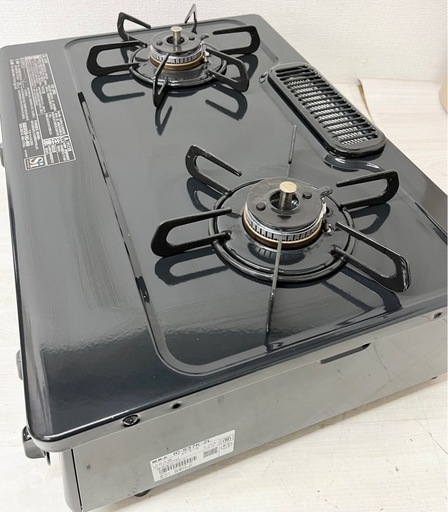 【現状品】Paloma パロマ ガスコンロ LPガス専用 IC-S37K-2L 2022年製 ガステーブル 調理器具