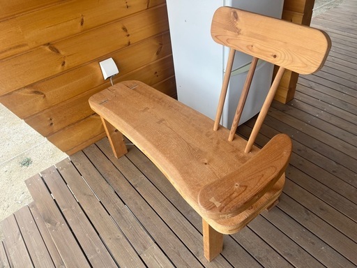 木製シンプルベンチ