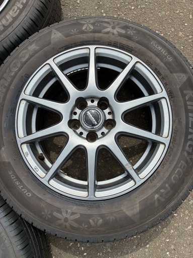 プリウス等　夏195/65R15 ホイール付き　4本セット