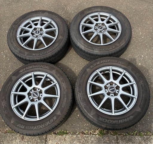 プリウス等　夏195/65R15 ホイール付き　4本セット