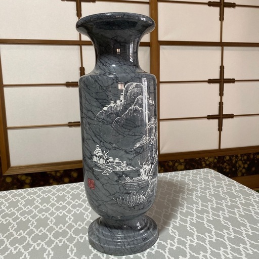 石製花瓶壺