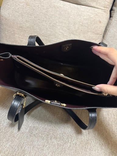 COACH バッグ　レザートートバッグ