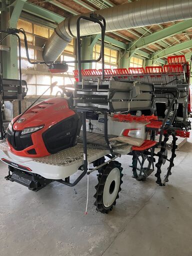 【岩手県】クボタ 8条植 田植機 NW8S GS 55時間 GPS 整地ローター CS-100　補助車輪外ゴム 