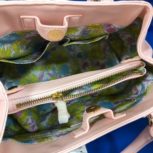ジモティ割引有★【ジャングルジャングル岸和田店】SAMANTHA VEGA サマンサベガ ハンドバッグ ピンク 南大阪 岸和田市 貝塚