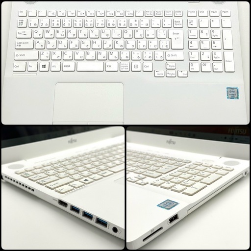 ⭐️Windows11⭐️Office2024⭐️【超美品】富士通ノートパソコン Core i7 メモリ8GB 新品SSD256  D