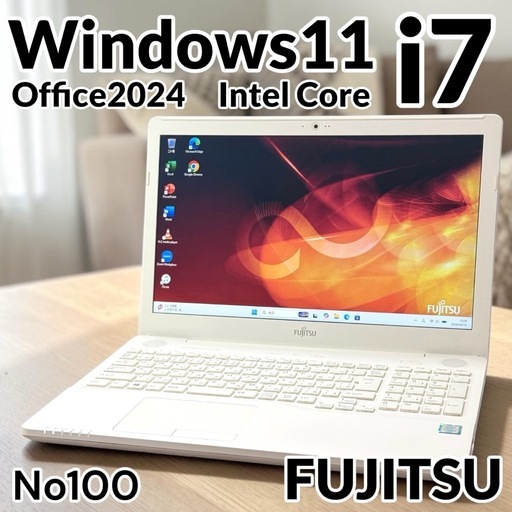 ⭐️Windows11⭐️Office2024⭐️【超美品】富士通ノートパソコン Core 