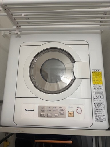 パナソニック　衣類乾燥機　6キロ