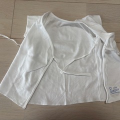 ファミリア　短肌着　打合せ半袖肌着　50-60サイズの画像