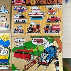 木のパズル　　7枚セットの画像