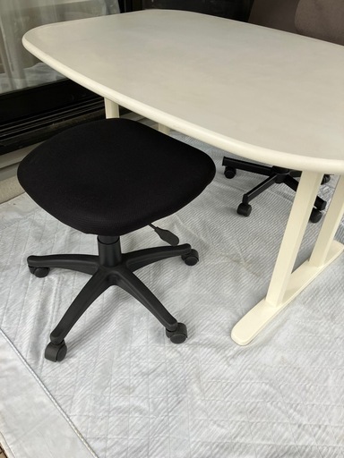 パソコンデスク　テーブル　椅子 135×85　