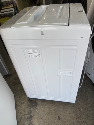 万代店 Panasonic 全自動電気洗濯機 NA-F6B1 2023年製 6.0kg ホワイト