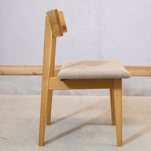 飛騨高山の家具メーカー キツツキマークの飛騨産業(HIDA)。森のことばシリーズのオーク無垢材(節入り) LDチェア/ダイニングチェア