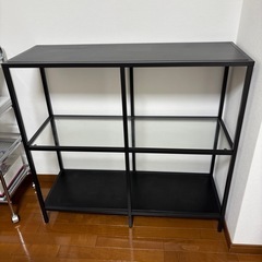 IKEA イケア　VITTSJÖ ヴィットショー シェルフユニット ガラスの画像