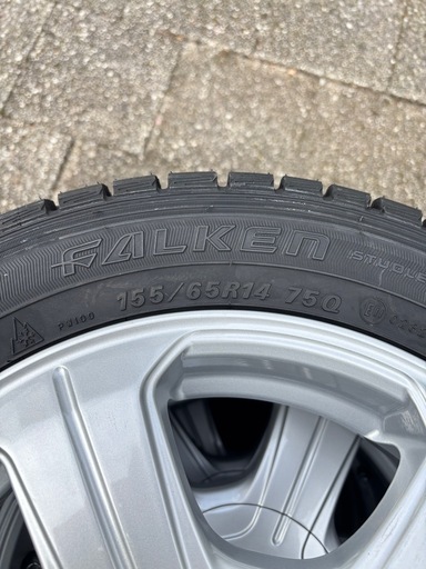 【新品未使用】FALKEN ESPIA EPZ 155/65R14 & INVERNO 14インチアルミホイール 4本セット