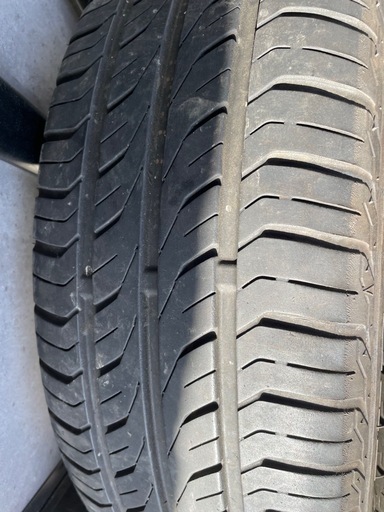 商談中❣️165/55r15  スズキ純正ホィールバリ山