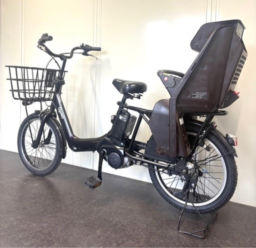1年保証　送料無料　新型　パナソニック　ギュット　20インチ　農茶色　電動アシスト自転車 g413
