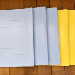コクヨ　フラットファイル　A4〈PP〉　2色6枚セット　中古品の画像