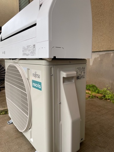 受け渡し予定者様決定いたしました。標準取付工事費込み ！美品2025年式　富士通 nocria　Lシリーズ　AS-L225S-W エアコン主に6畳