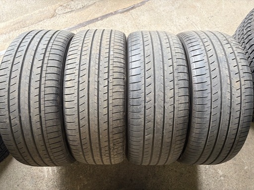 YOKOHAMA 225/45R18 4本 夏タイヤ中古 溝あり クラウンオデッセイMPVエスティマなどに
