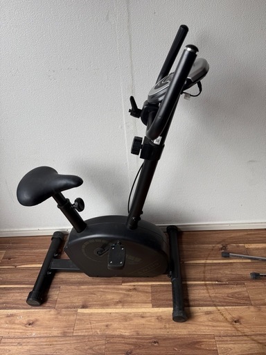 ★中古美品！ALINCO FITNESS エアロバイクmg50780 ALINCO デジタルディスプレイ付き　
