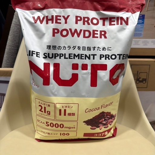 NUTO ホエイプロテインパウダー ココア味 3kg