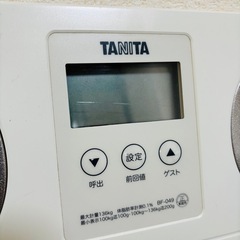 タニタ 体重計 BF-049 /J043-14の画像