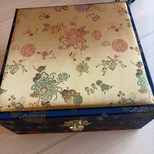 【美品】高麗青磁 雲鶴紋 急須＆湯呑み＆湯冷ましセット 明星款 茶道具 韓国製