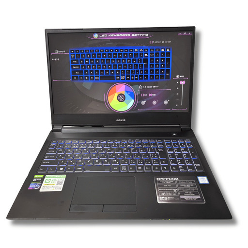 【ワケアリ】mouse ゲーミングノートPC G-Tune Core i7 9750H GTX1660Ti Win11 RAM16GB