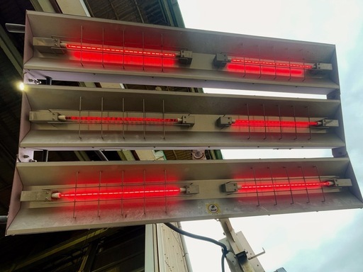 赤外線ヒーター ペイントヒーター　ペイント乾燥機 塗装乾燥機 板金塗装 200V