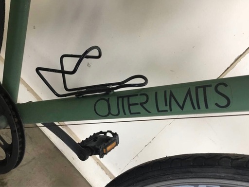 h-299△ v 岐阜発/ クロスバイク/ OUTER LIMITS/ 6段変速/ 700×32c/ 自転車/ 走行確認/ タイヤ側面ひび割れあり/ 現状品/ R8.3/2 △